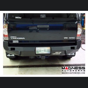 Toyota Tacoma Stealth Rear Winch Bumper - Raw Steel WARN M8000 Or 9.5xp